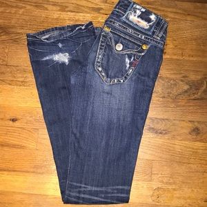 Mek distressed denim